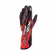 Mănuși Mănuși OMP KS-2 ART (cusătură exterior) negru/roșu | race-shop.ro