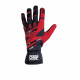 Mănuși Mănuși OMP KS-3 (cusături interioare), negru/roșu | race-shop.ro