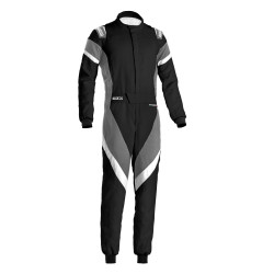 Combinezon cu omologare FIA SPARCO Victory, negru/gri/alb