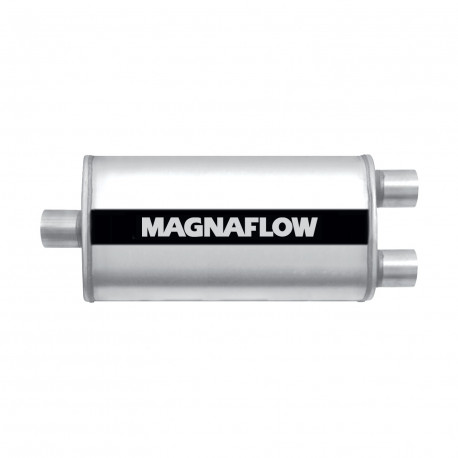 1x Intrări/ 2x Ieșiri Tobă oțel Magnaflow 12580 | race-shop.ro