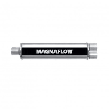 1x Intrări/ 2x Ieșiri Tobă oțel Magnaflow 13762 | race-shop.ro