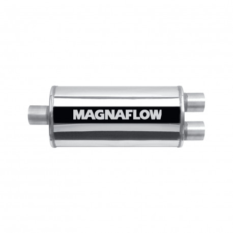 1x Intrări/ 2x Ieșiri Tobă oțel Magnaflow 14258 | race-shop.ro