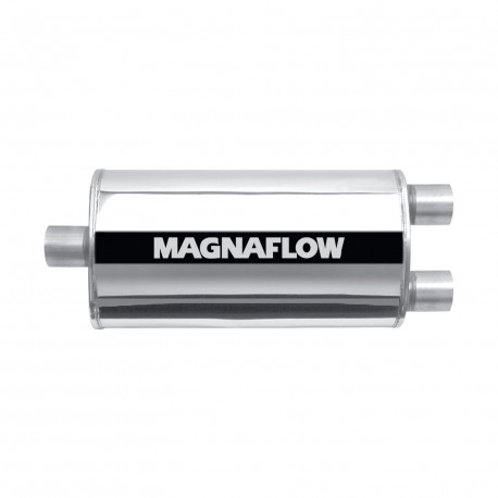 1x Intrări/ 2x Ieșiri Tobă oțel Magnaflow 14587 | race-shop.ro