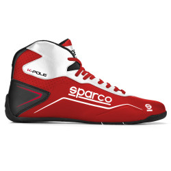 Încălțăminte de karting pentru copii Sparco K-POLE, roșu/alb