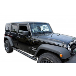 Deflectoare geamuri JEEP WRANGLER (JK) 5D 2007-up (+OT) 4 bucăți (față+spate)