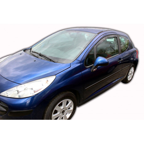 Paravânturi Deflectoare geamuri PEUGEOT 207 3D 2006-2012 2 bucăți (față) | race-shop.ro