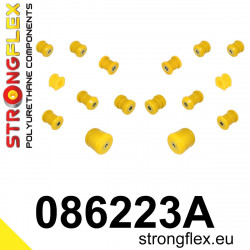 STRONGFLEX - 086223A: Set bucșe poliuretan, punte spate SPORT