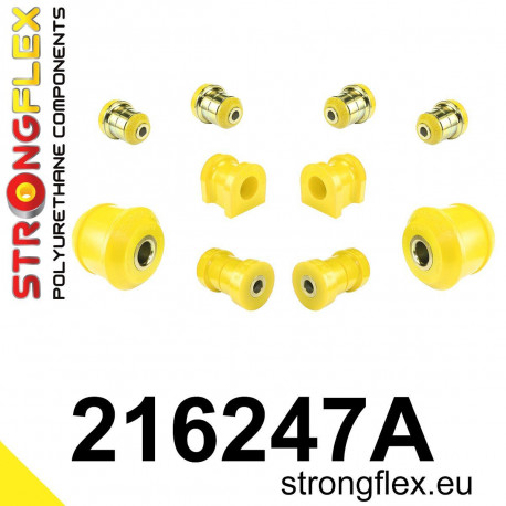 III (05-12) STRONGFLEX - 216247A: Kit de bucșe punte față SPORT | race-shop.ro