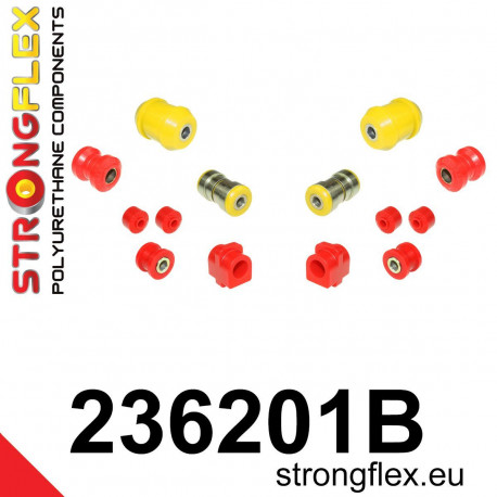 940 (90-98) STRONGFLEX - 236201B: Kit de bucșe punte față | race-shop.ro