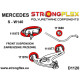 W140 (91-98) STRONGFLEX - 116248A: Kit de bucșe punte față SPORT | race-shop.ro