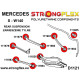 W140 (91-98) STRONGFLEX - 111981A: Braț spate - bucșă interioară SPORT | race-shop.ro