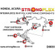 DC2 Type R (97-01) STRONGFLEX - 086196A: Kit de bucșe punte față SPORT | race-shop.ro