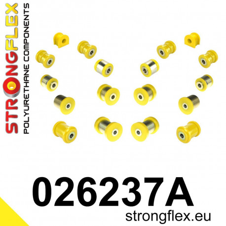 B7 (05-08) Quattro STRONGFLEX - 026237A: Kit bucșe pentru puntea spate SPORT | race-shop.ro