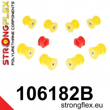 RX-7 FD (92-02) STRONGFLEX - 106182B: Kit de bucșe punte față | race-shop.ro