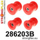Bucșe din poliuretan STRONGFLEX - 286203B: Bucșă punte spate kit | race-shop.ro