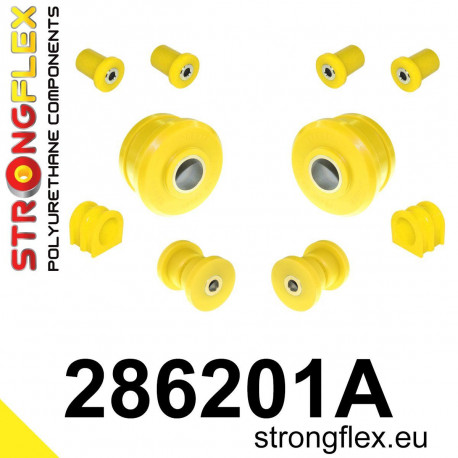 G37 (07-13) STRONGFLEX - 286201A: Kit de bucșe punte față SPORT | race-shop.ro