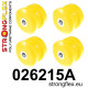 B4 (92-96) Quattro STRONGFLEX - 026215A: Bucșă cadru spate kit SPORT | race-shop.ro