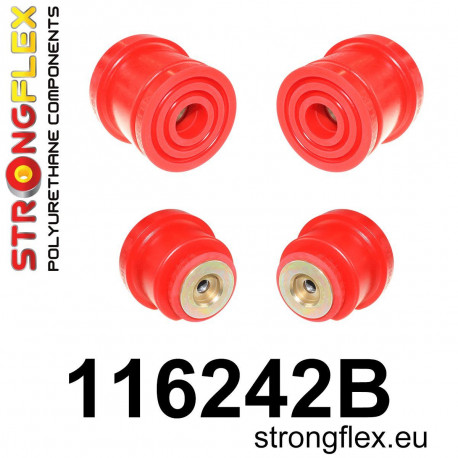 W210 STRONGFLEX - 116242B: Bucșă cadru spate kit | race-shop.ro