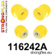 W210 STRONGFLEX - 116242A: Bucșă cadru spate kit SPORT | race-shop.ro