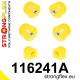 CLC (08-11) STRONGFLEX - 116241A: Kit de bucșe punte față SPORT | race-shop.ro
