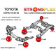 Supra III (86-93) STRONGFLEX - 216240A: Bucșă cadru spate kit SPORT | race-shop.ro