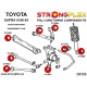 Supra III (86-93) STRONGFLEX - 216238B: Kit bucșe pentru puntea spate | race-shop.ro