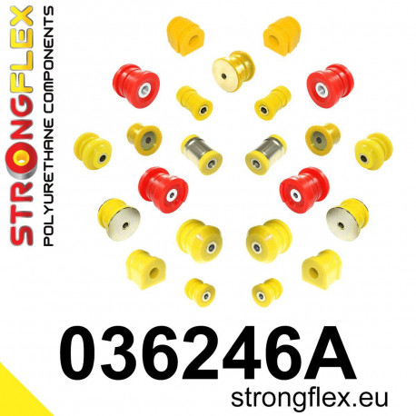 E83 03-10 STRONGFLEX - 036246A: Set bucșe complet SPORT | race-shop.ro