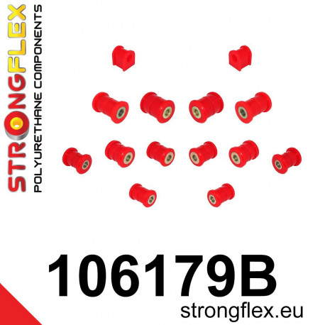 Bucșe din poliuretan STRONGFLEX - 106179B: Kit bucșe pentru puntea spate | race-shop.ro