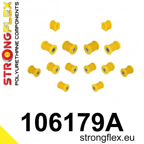 NC (05-14) STRONGFLEX - 106179A: Kit bucșe pentru puntea spate SPORT | race-shop.ro