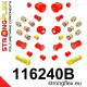 R170 (96-04) STRONGFLEX - 116240B: Kit complet bucșe suspensie | race-shop.ro