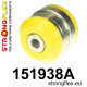 Megane III (08-16) STRONGFLEX - 151938A: Braț inferior față - bucșă spate 70mm SPORT | race-shop.ro