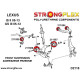 III (05-12) STRONGFLEX - 216235B: Kit complet de bucșe din poliuretan | race-shop.ro