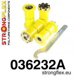STRONGFLEX - 036232A: Set de bucșe excentrice braț spate SPORT