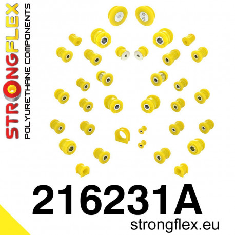I (99-05) STRONGFLEX - 216231A: Kit complet de bucșe din poliuretan SPORT | race-shop.ro