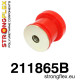 I (99-05) STRONGFLEX - 211865B: Suport diferențial spate - bucșă față | race-shop.ro
