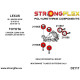 I (99-05) STRONGFLEX - 211865A: Suport diferențial spate - bucșă față SPORT | race-shop.ro