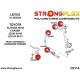 I (99-05) STRONGFLEX - 211831A: Bucșă braț inferior față la șasiu SPORT | race-shop.ro