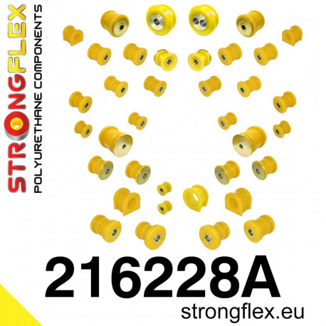 Supra IV (93-02) STRONGFLEX - 216228A: Kit complet bucșe suspensie SPORT | race-shop.ro