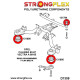 A / mk3 4x4 (88-93) STRONGFLEX - 131784B: Bucșă pentru suportul diferențialului spate | race-shop.ro
