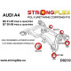 C6 (04-11) Quattro & Allroad STRONGFLEX - 026214B: Bucșă cadru spate kit | race-shop.ro