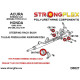 CRX del Sol (92-97) STRONGFLEX - 086201A: Kit bucșe casetă direcție SPORT | race-shop.ro