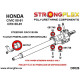 CRX (88-91) STRONGFLEX - 086200A: Kit bucșe casetă direcție SPORT | race-shop.ro