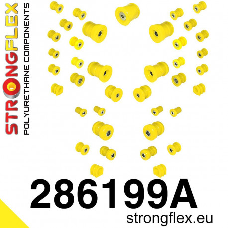 G35 (03-07) STRONGFLEX - 286199A: Kit complet bucșe suspensie SPORT | race-shop.ro