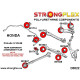 IV (92-96) STRONGFLEX - 081741B: Bucșă pentru bara antiruliu spate | race-shop.ro