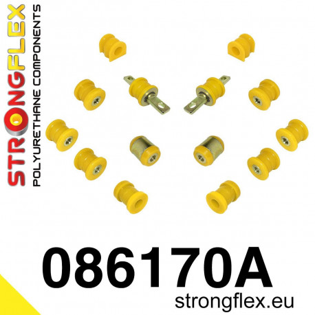 Element (03-11) STRONGFLEX - 086170A: Kit bucșe pentru puntea spate SPORT | race-shop.ro