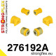 FR-S (12-) STRONGFLEX - 276192A: Kit de bucșe punte față SPORT | race-shop.ro