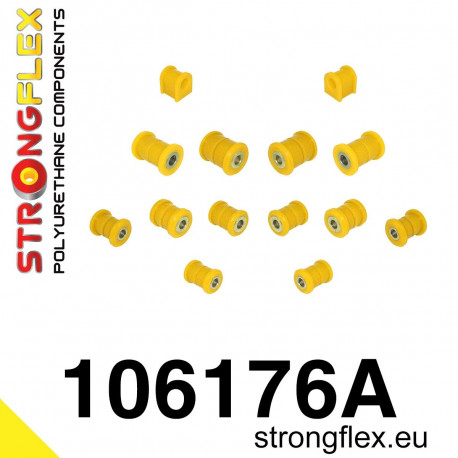 RX-8 (03-12) STRONGFLEX - 106176A: Kit bucșe pentru puntea spate SPORT | race-shop.ro