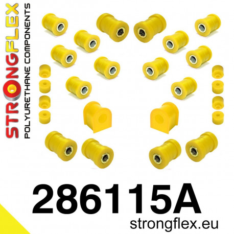 S15 (99-02) STRONGFLEX - 286115A: Kit bucșe pentru puntea spate SPORT | race-shop.ro