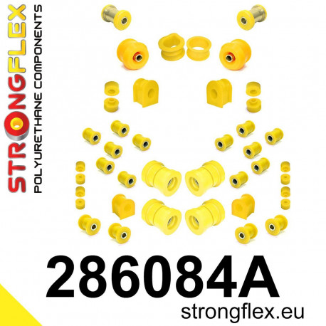 S13 (88-93) STRONGFLEX - 286084A: Kit complet bucșe suspensie SPORT | race-shop.ro