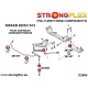 S13 (88-93) STRONGFLEX - 286082A: Kit de bucșe punte față SPORT | race-shop.ro